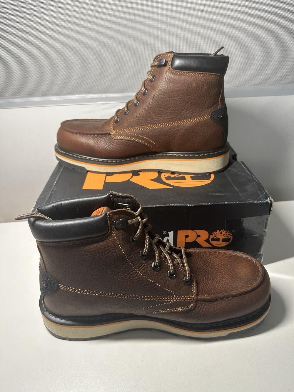 Timberland PRO Men's Gridworks 6 Inch Soft Toe Waterproof Industrial Wedge Sz 9